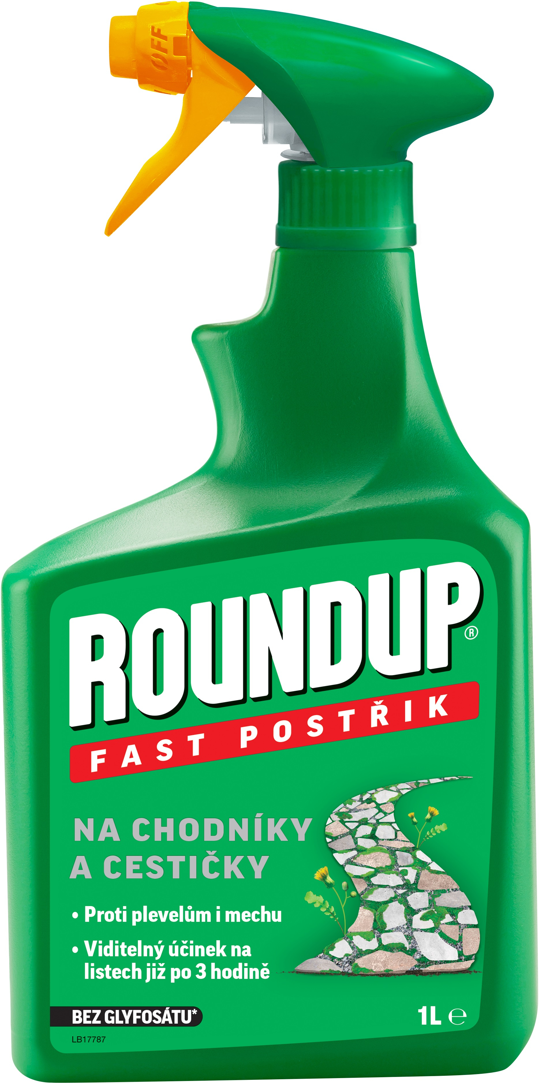 Roundup FAST Postřik pro chodníky a cestičky 1,0L P&D